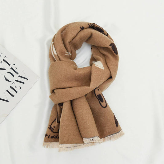 CHILDREN WINDPROOF WARM SHAWL SCARF