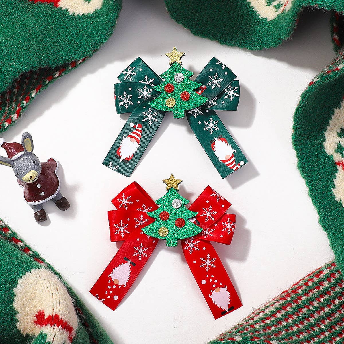 CHILDREN'S RIBBON BOW HAIRPIN