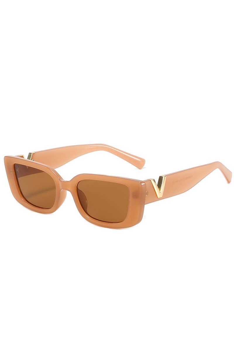 WIDE FRAME CAT EYE FASHION SUNGLASSES
