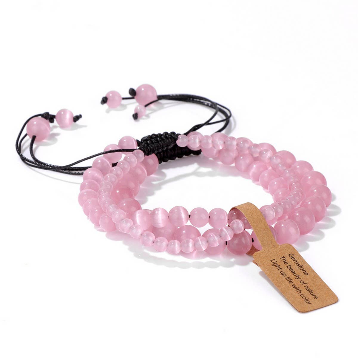 CWAJE4233_NATURAL STONE SIMPLE BRAIDED BRACELET