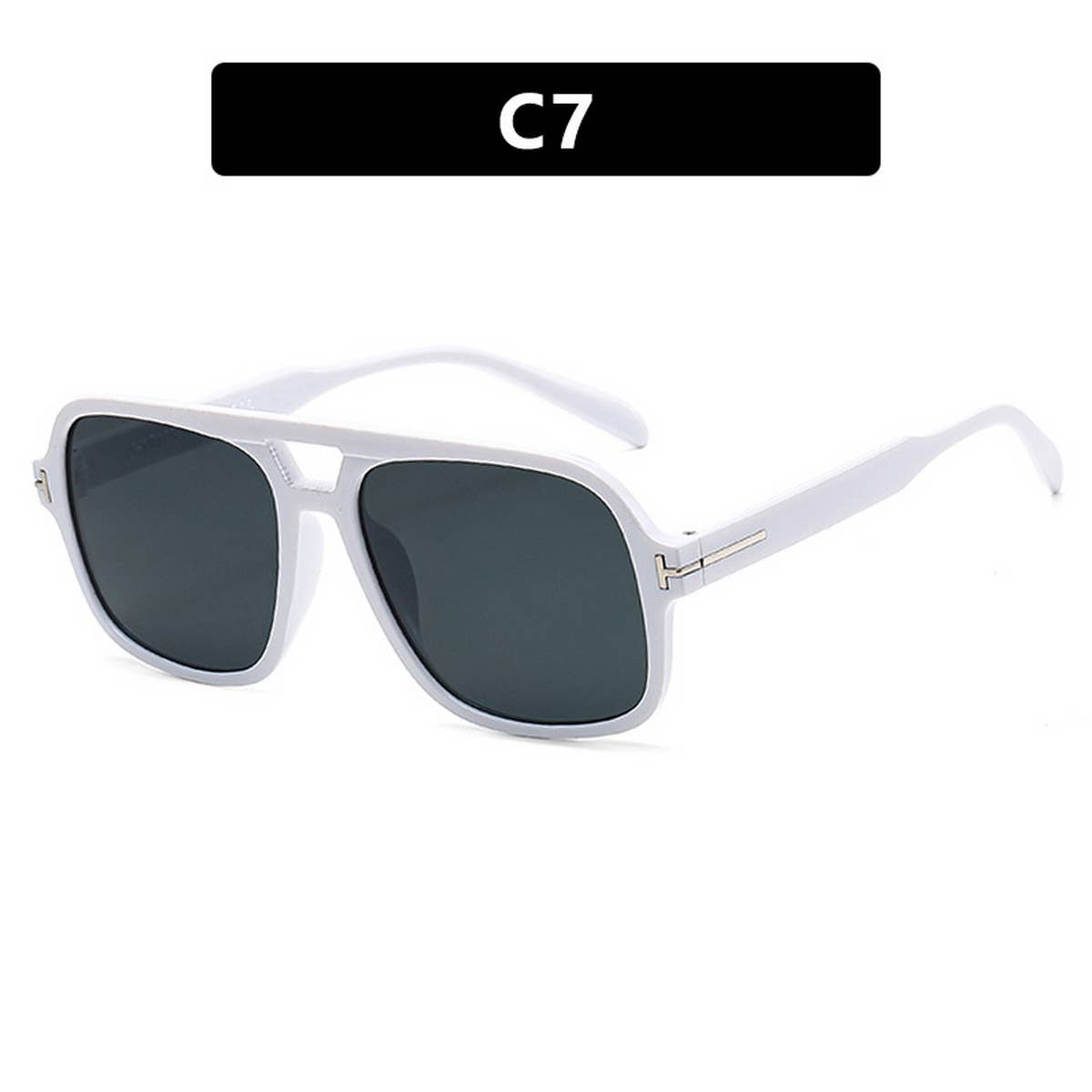 T-SHAPE DOUBLE BRIDGE SUNGLASSES