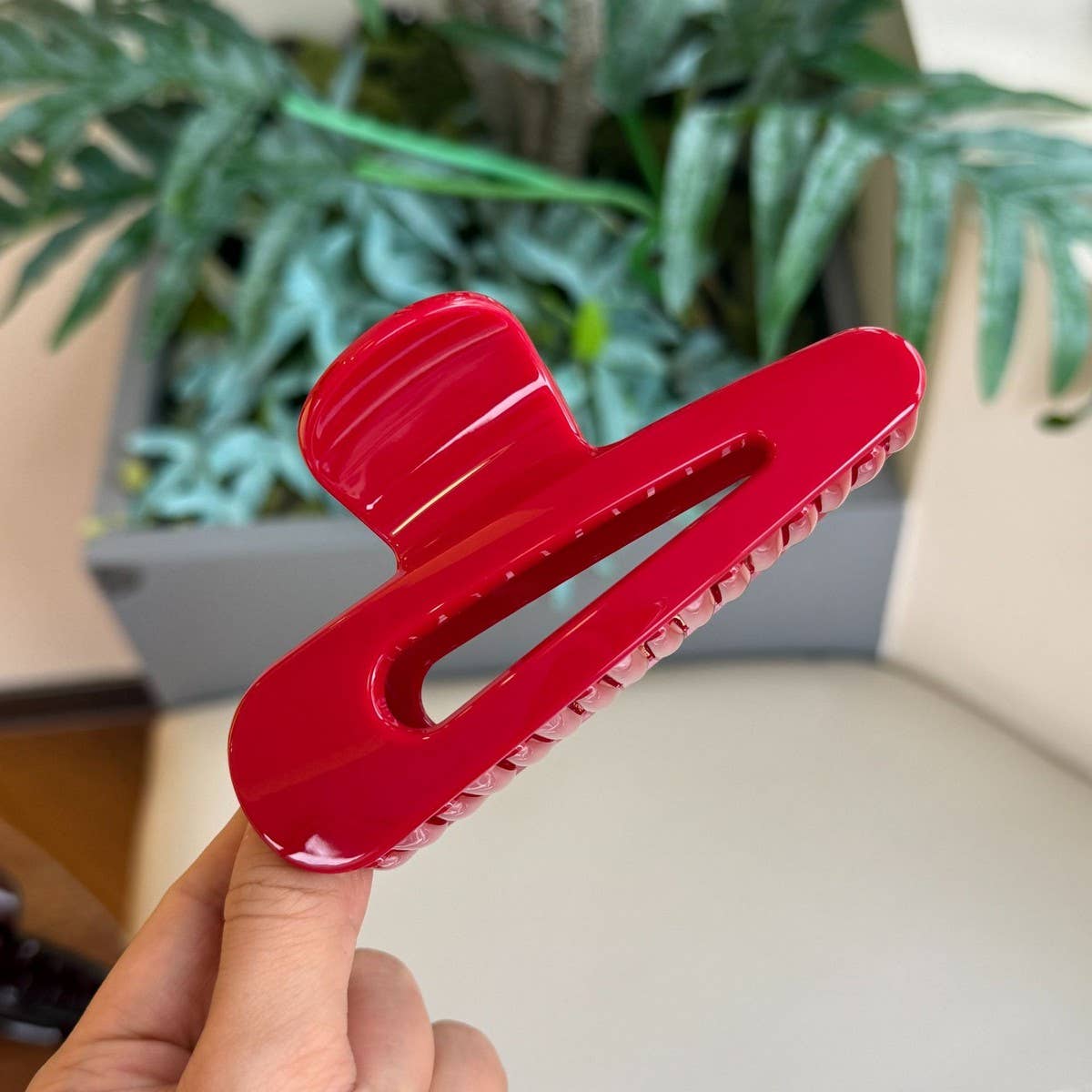 CWAHA4557_HOLLOW WATER DROP BUTTERFLY BUCKLE HAIRPIN