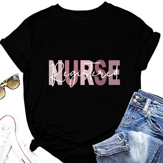 Trendy Plus Size T-Shirt for Women, Short Sleeve