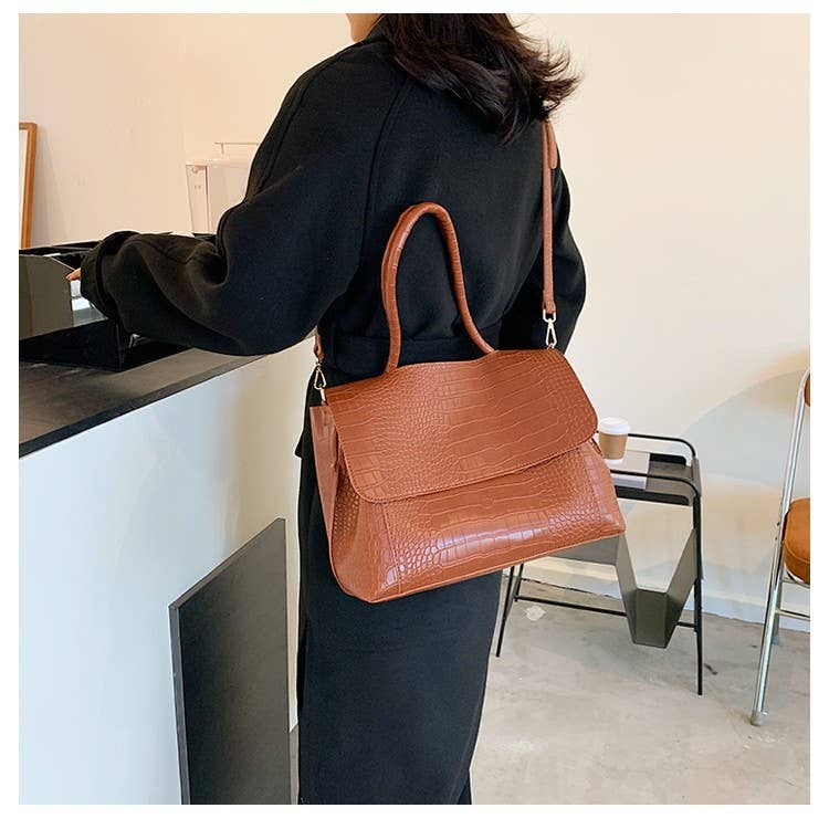 High-end large-capacity hand-held tote bag