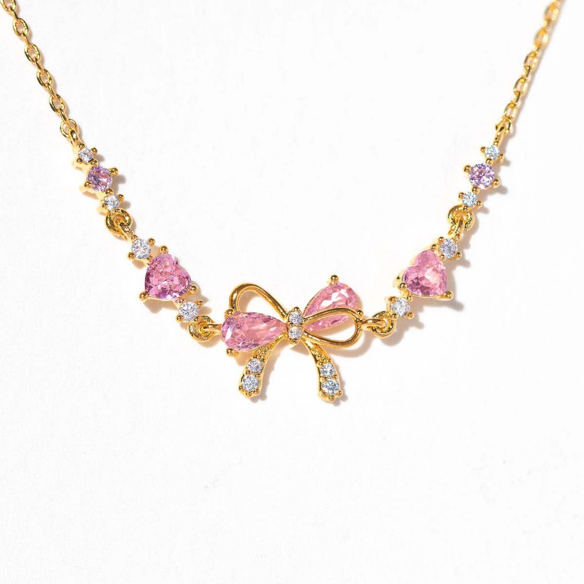 Love Zircon Butterfly Festival Necklace
