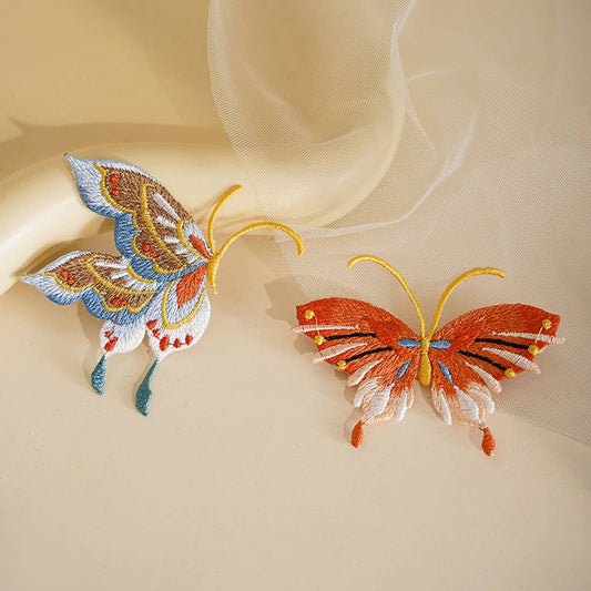 3D Butterfly Embroidered Patch for Stain Repair_CWMM5920