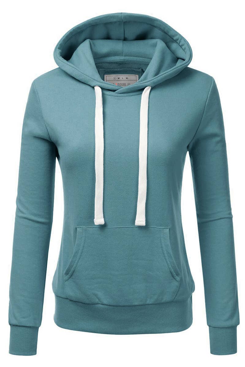 AWOHOL193_Basic Lightweight Pullover Hoodie