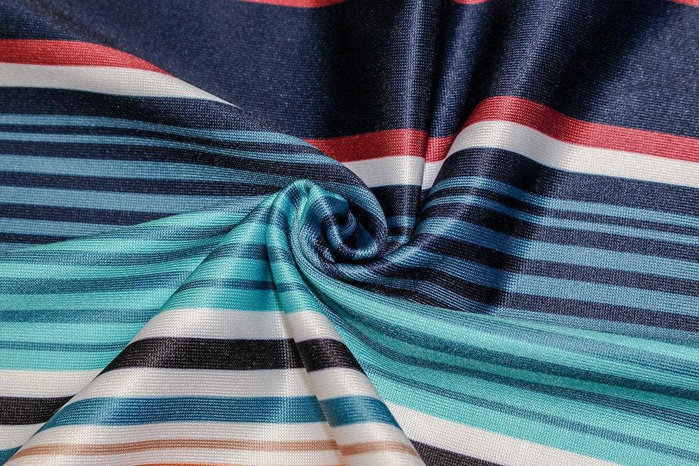 PRINTED TIGHT HEIGHT WAIST CASUAL FLARE PANTS