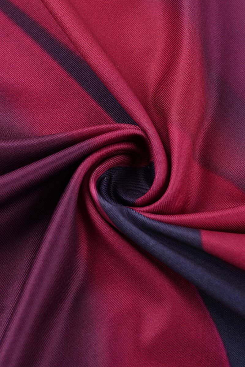 CWDTD0433_STRIPED PRINT STRAPLESS BODYCON MAXI DRESS