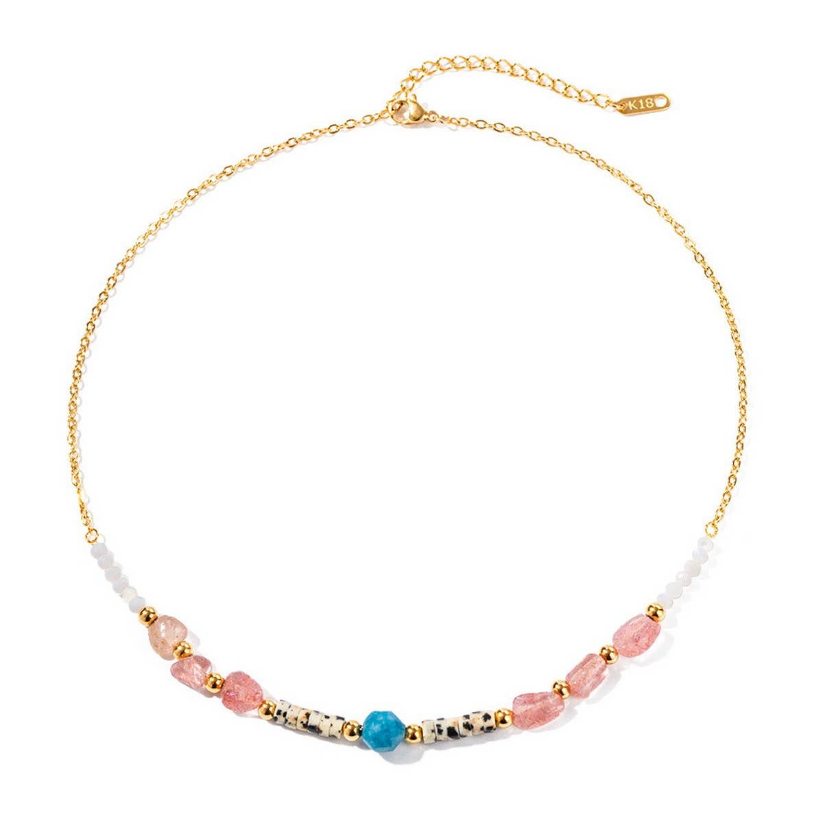 COLORFUL RETRO TEMPERAMENTSWEET CLAVICLE CHAIN