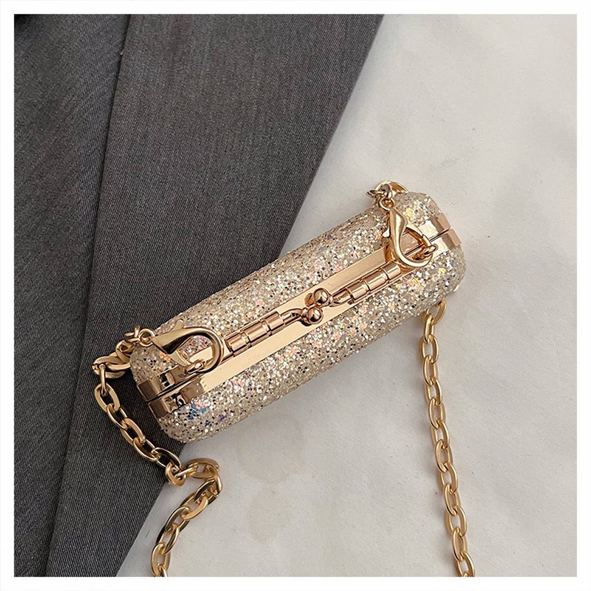 CHAIN CROSSBODY BAG CELEBRITY EVENING CLUTCH BAG_CWAB3256