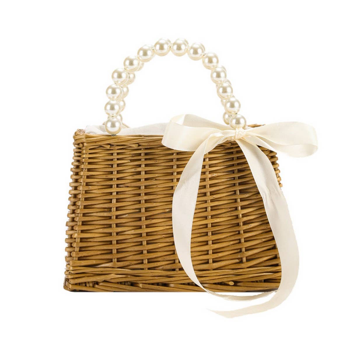 SIMPLE AND FASHIONABLE STRAW SMALL SQUARE BAG_CWAB2311