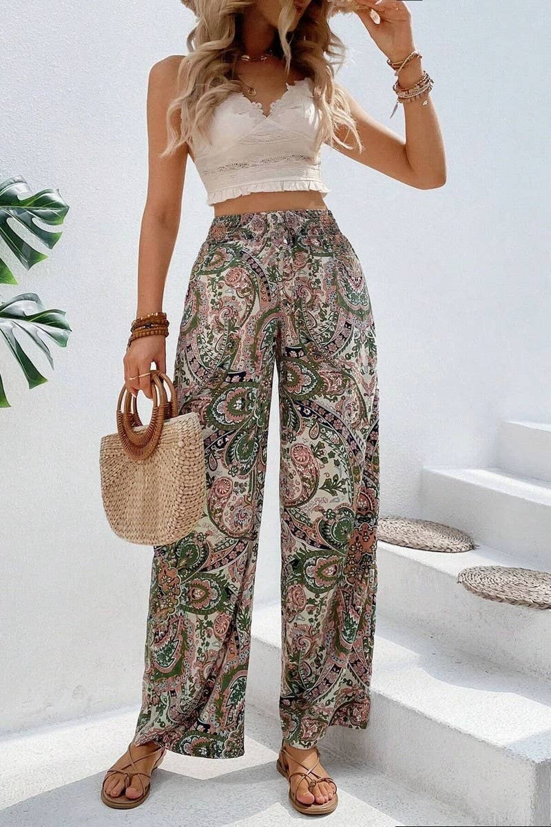 CWBLP1874_NEW SUMMER FASHION ALL-MATCH WIDE-LEG PANTS