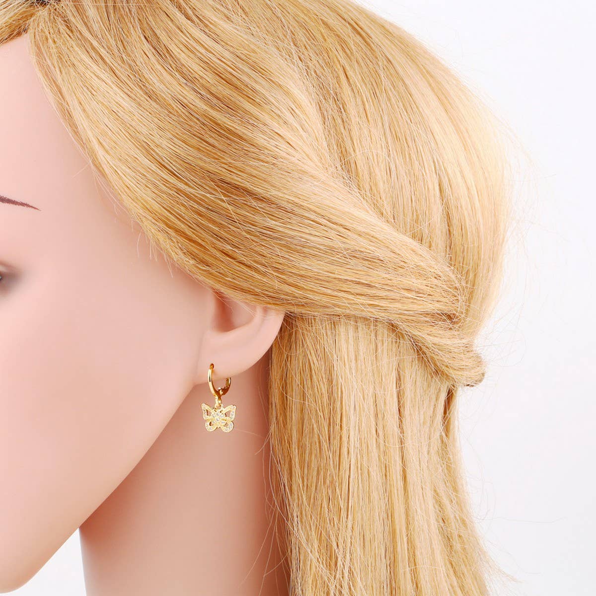 EXQUISITE ZIRCON DECORATED BUTTERFLY EARRINGS_CWAJE0986