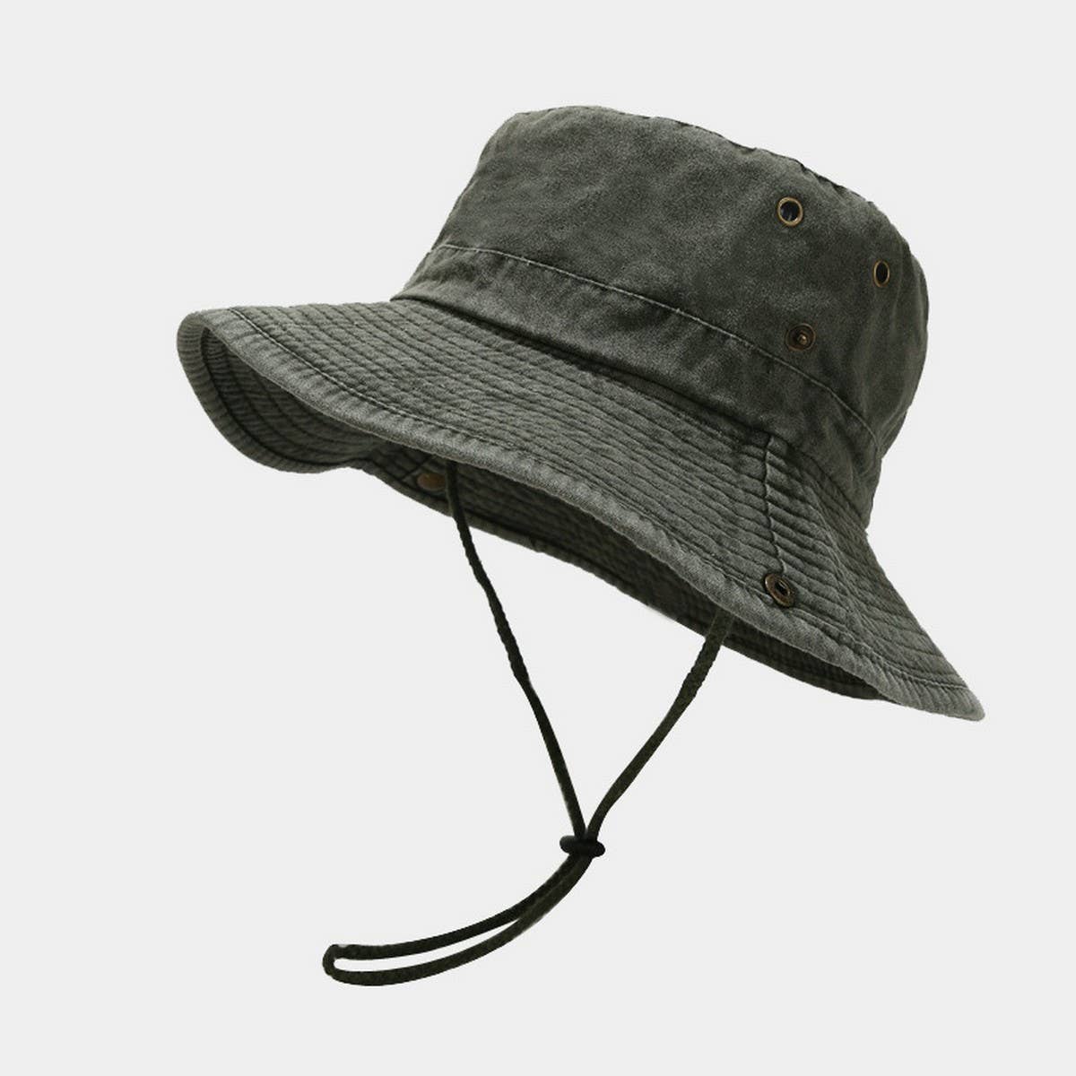 Foldable UV Protection Fishing Hat ? Denim Style_CWAH3833
