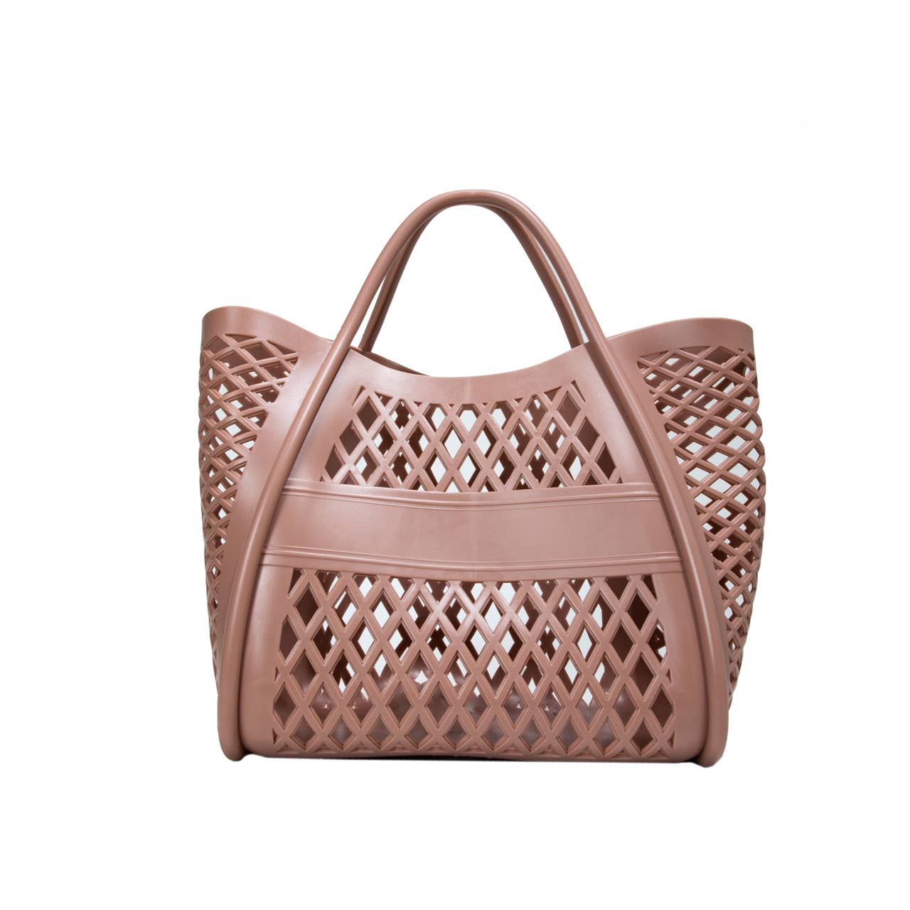 Large-capacity hand-held vegetable basket