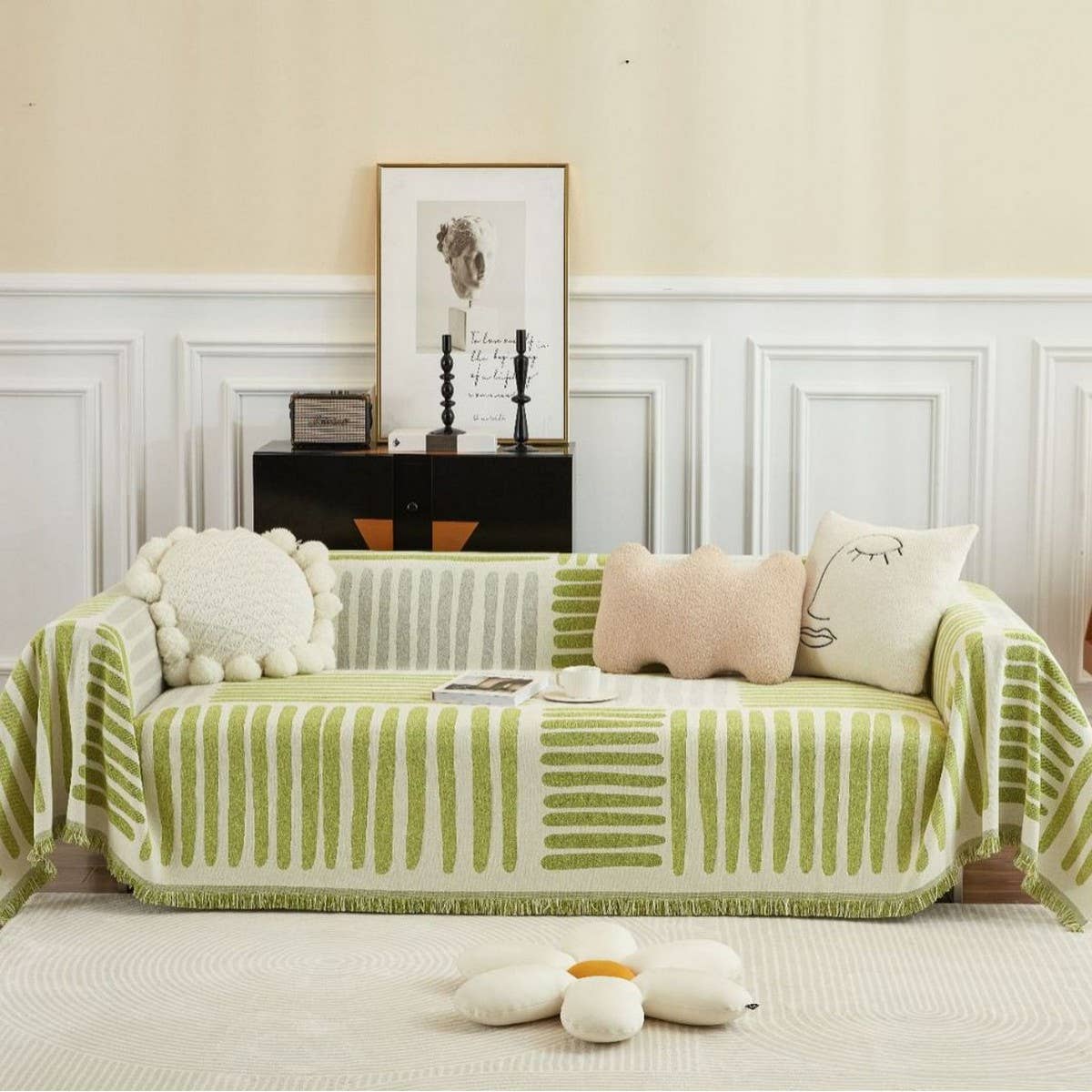 MODERN GEOMETRIC MULTIFUNCTIONAL SAND SOFA THROW