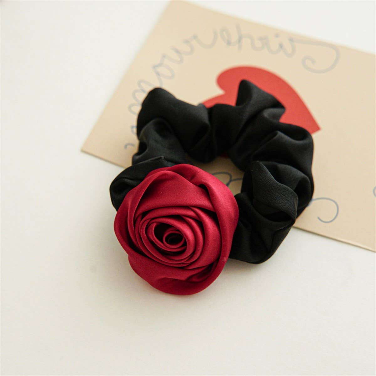 WOMEN NEW ROSE HAIR TIE_CWAHA0801