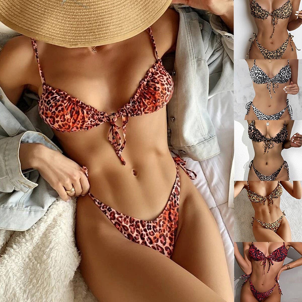 SEXY PLEATED GATHERED HIGH-END SWIMSUIT FOR WOMEN