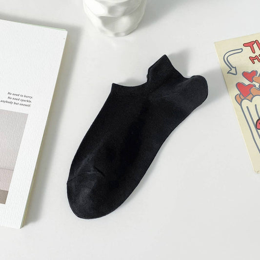 SOLID COLOR SIMPLE INVISIBLE SOCKS FOR WOMEN_CWMS2018