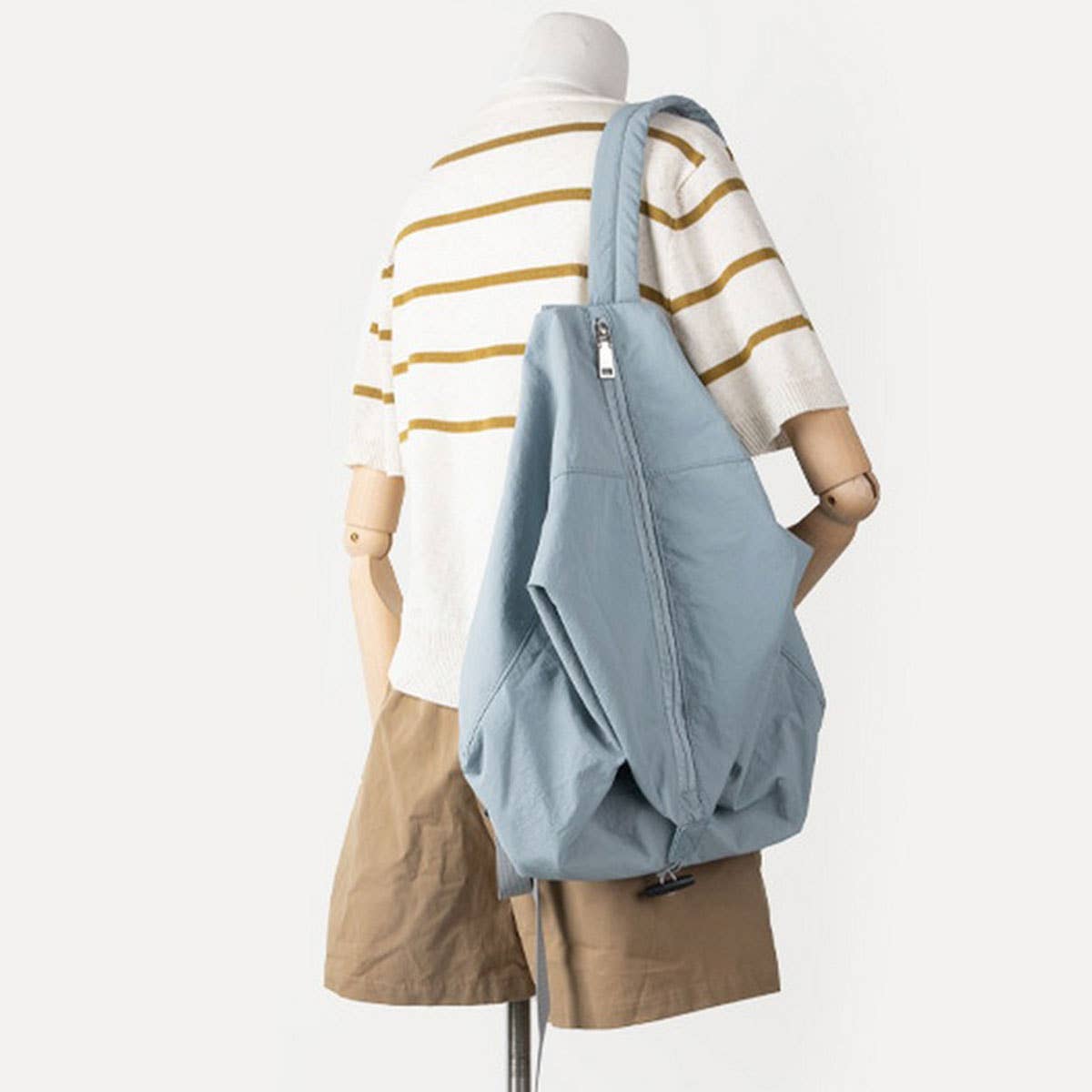 SUMMER MINIMALIST NYLON BACKPACK IRREGULAR DESIGN_CWAB1121