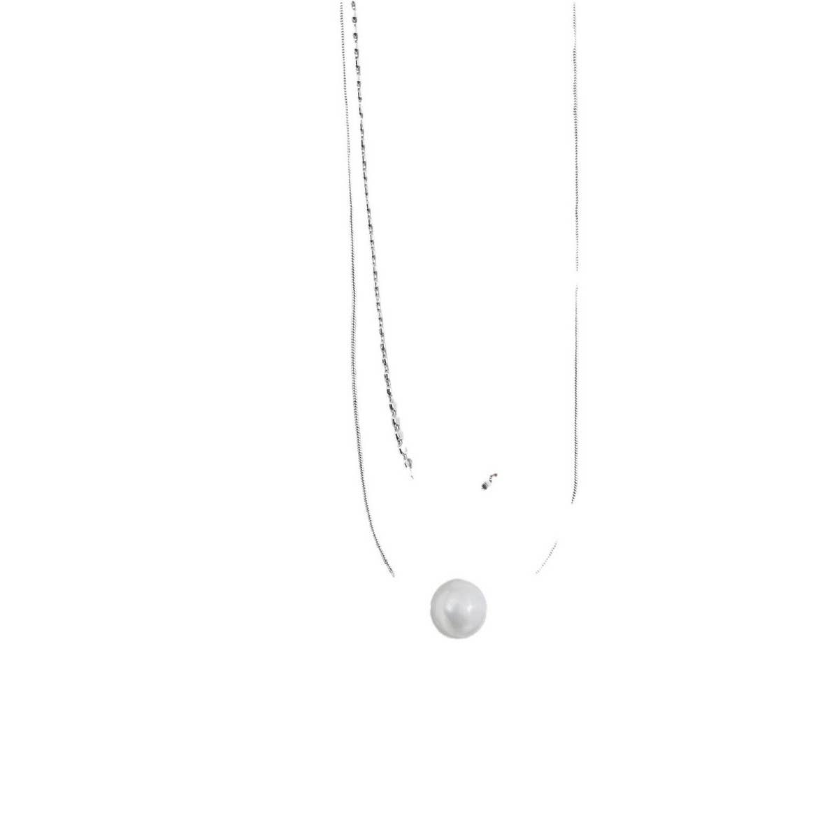 DOUBLE FRESHWATER PEARL NECKLACE