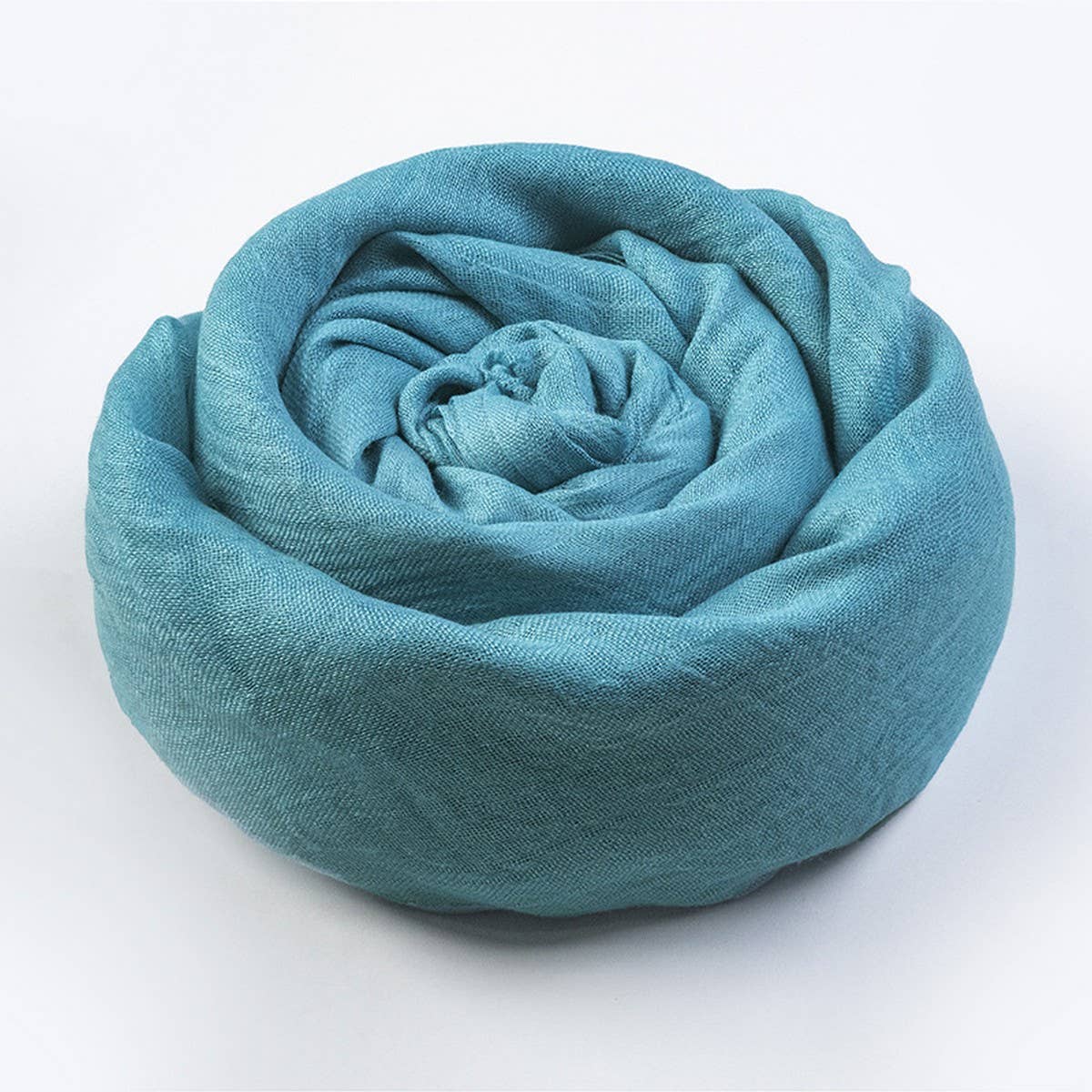 Solid Cotton Linen Scarf for Women Summer Sun Prot_CWASC1451