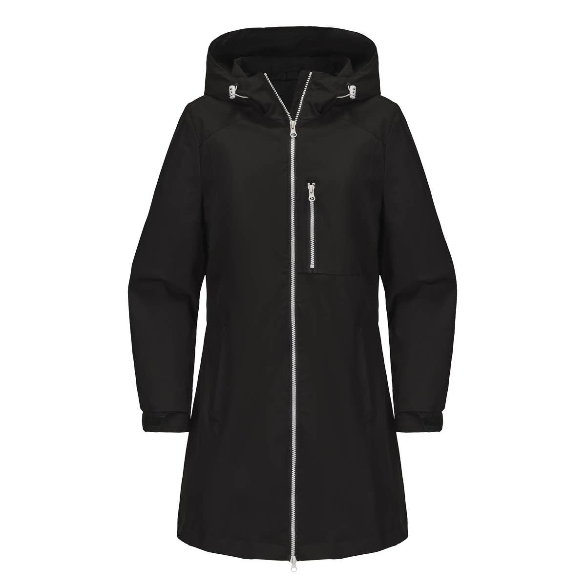 HOODED LONG-SLEEVED SPORTS TRENCH COAT