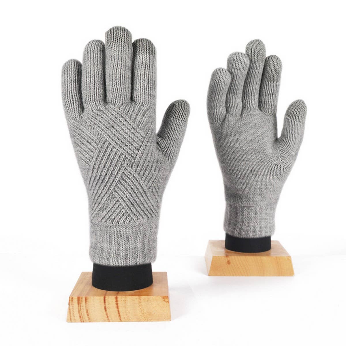 WINTER DOUBLE LAYER TOUCH SCREEN KNITTED GLOVES_CWAG0372