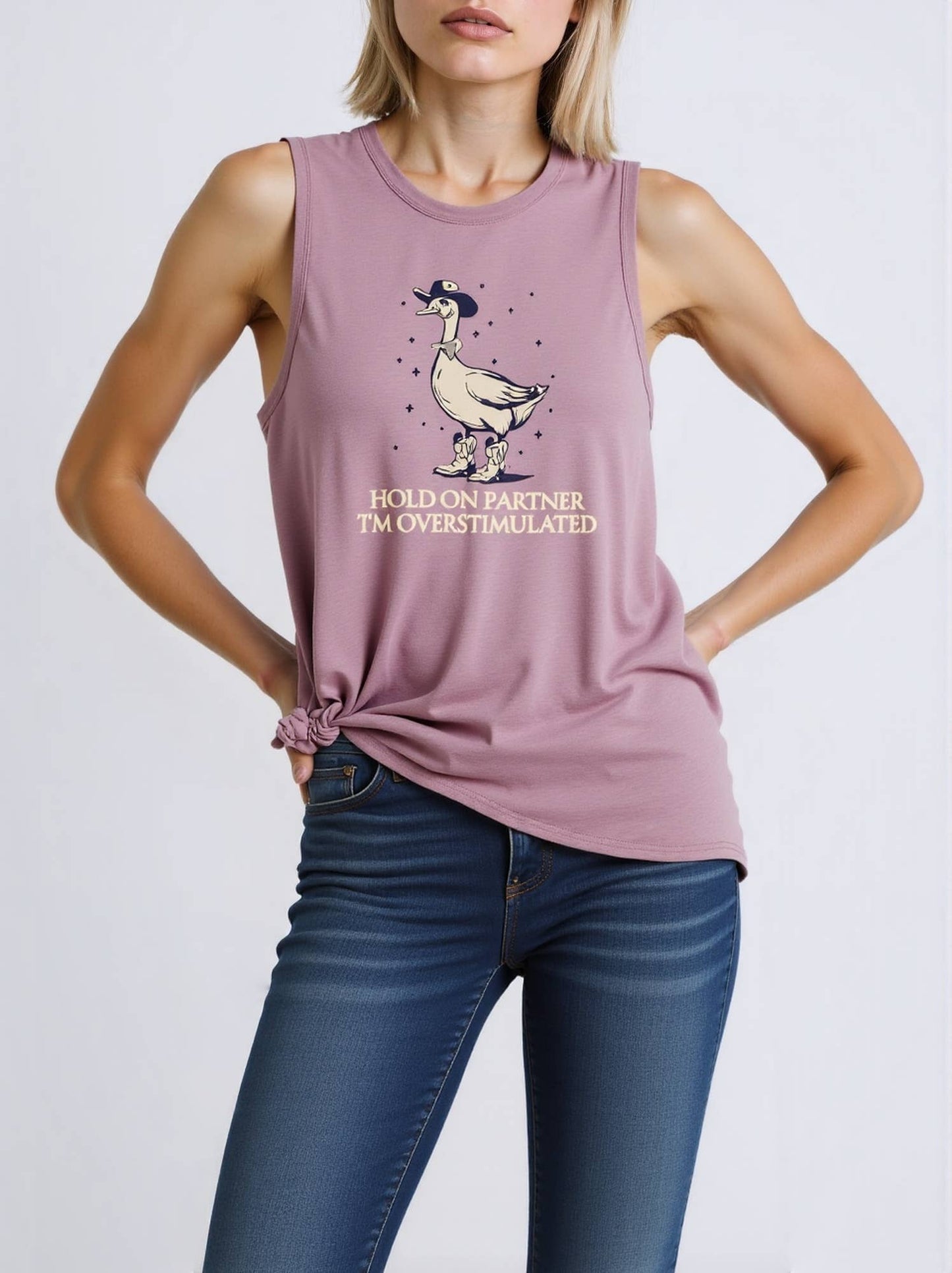 Cute Graphic Tank Top for Women, Loose Fit