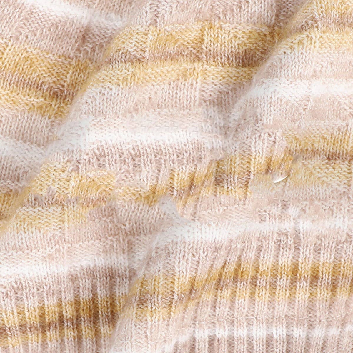 WINTER STRIPED GRADIENT SCARF THREE-PIECE SET