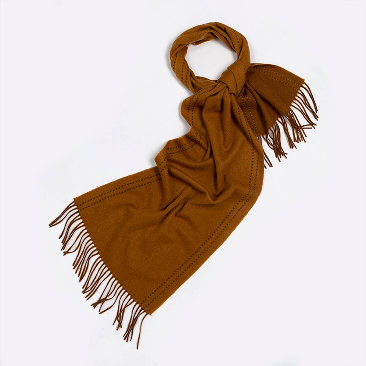 100% Wool Double-Sided Scarf - Warm Unisex Shawl_CWASC2306