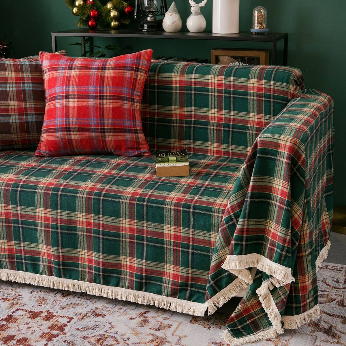 CHRISTMAS RETRO MULTIFUNCTIONAL SOFA THROW