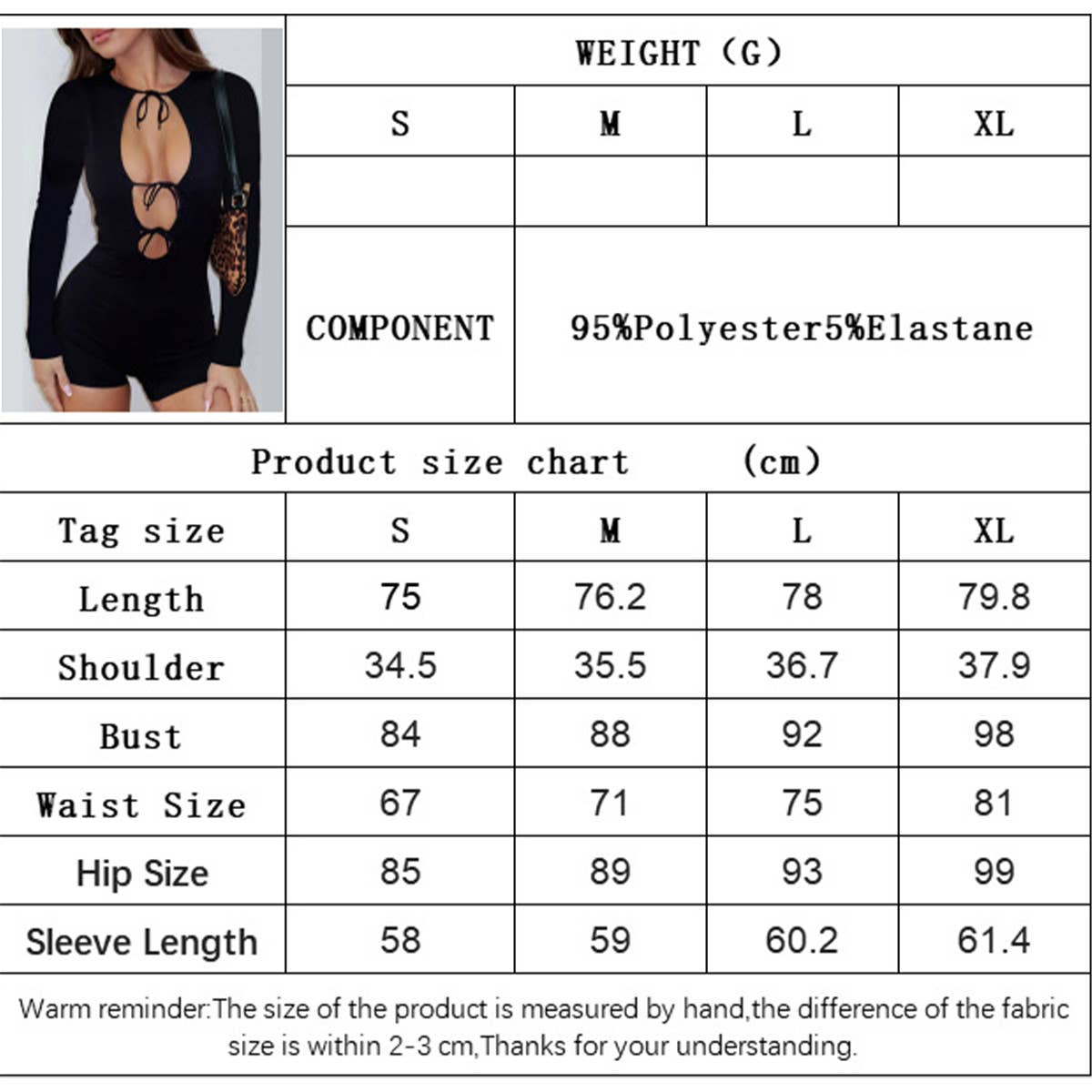 Lacing niche design sense hollow sexy onesie