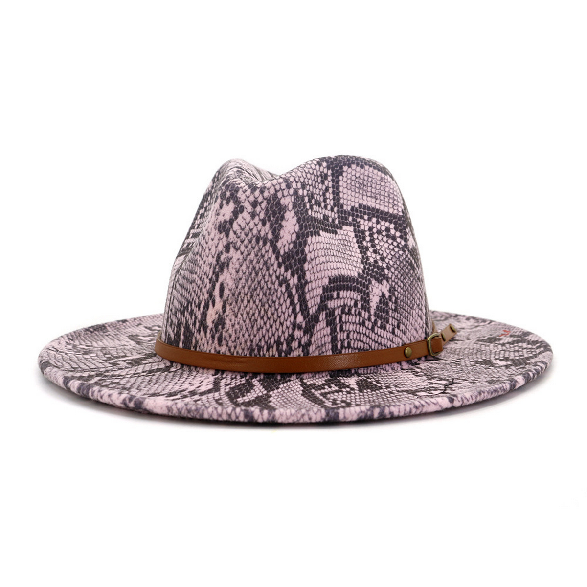 WOMEN WARM AND SIMPLE SNAKE PANAMA HAT_CWAH0703
