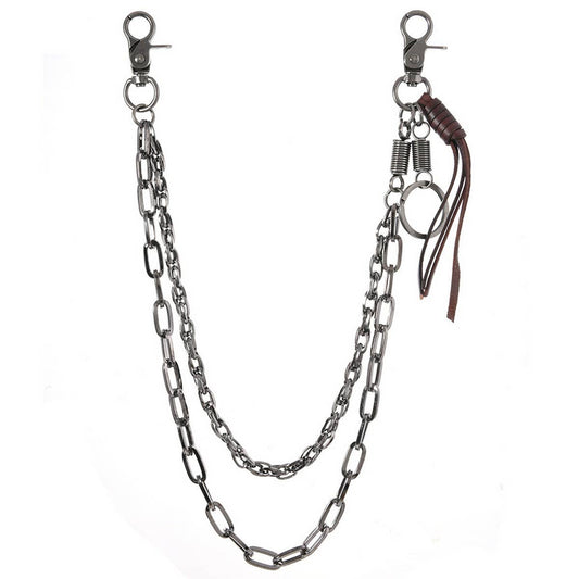 PUNK STYLE MULTI-LAYERED CHAIN JEANS CHAIN_CWMM4874