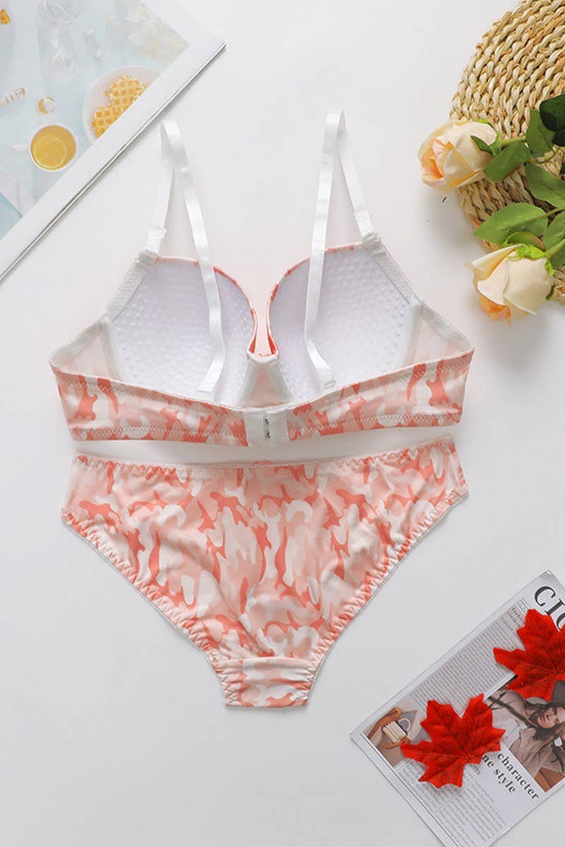 CWMU00282_NEW SEXY PUSH UP BRA LINGERIE SET