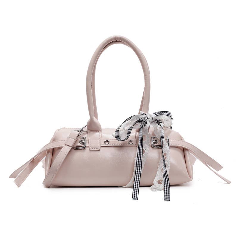 Niche bow-shaped single-shoulder crossbody bag