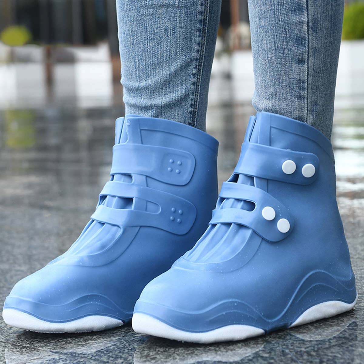 CWMM8439_THICKENED WEAR-RESISTANT WATERPROOF FOOT COVERS