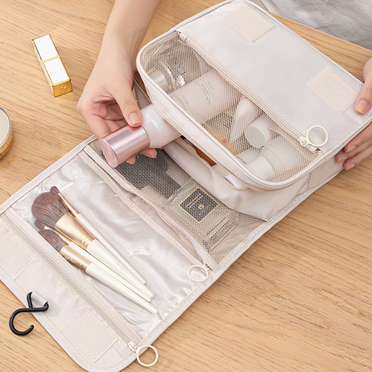 MAKEUP MULTI-LAYER STORAGE BAG FOR TRAVEL_CWAB0548