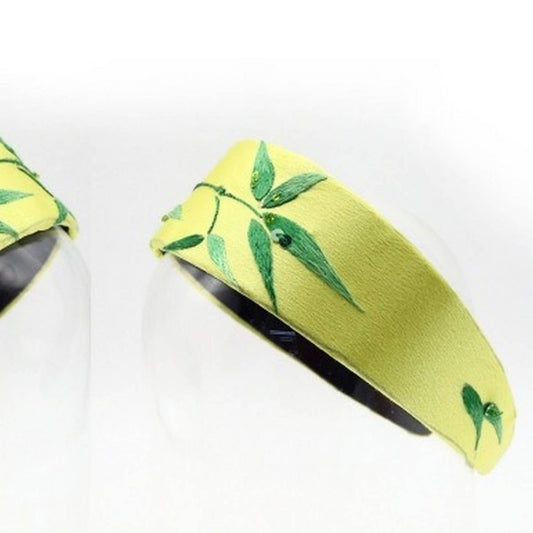 Handcrafted Bamboo Headband in Fresh Art Style