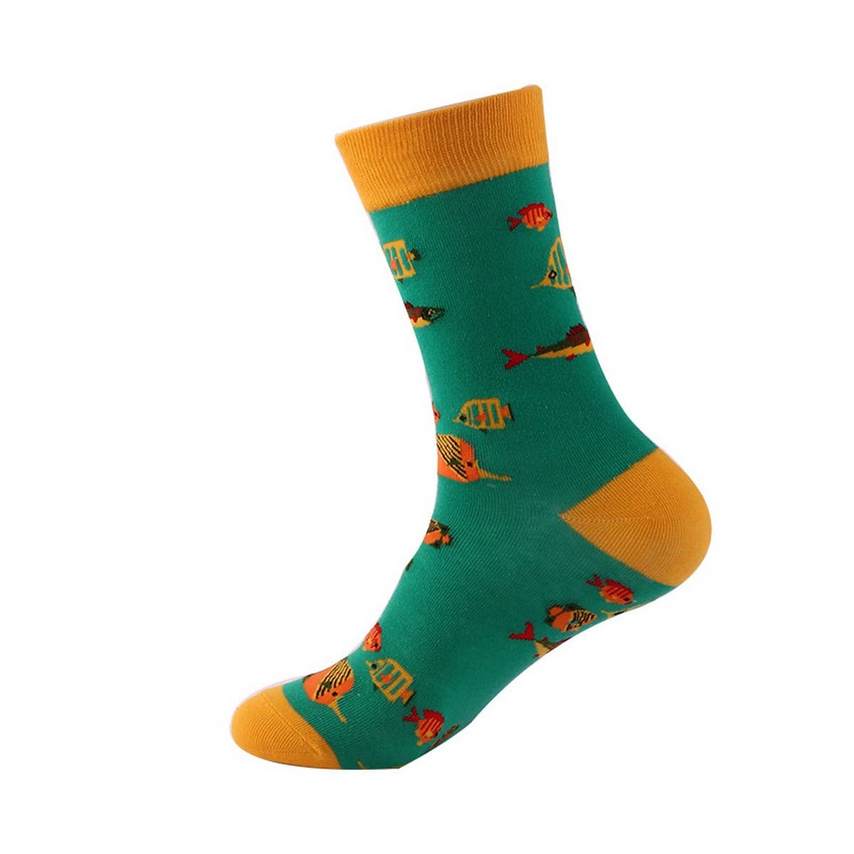 AUTUMN AND WINTER MARINE LIFE MID-TUBE SOCKS_CWMS1025