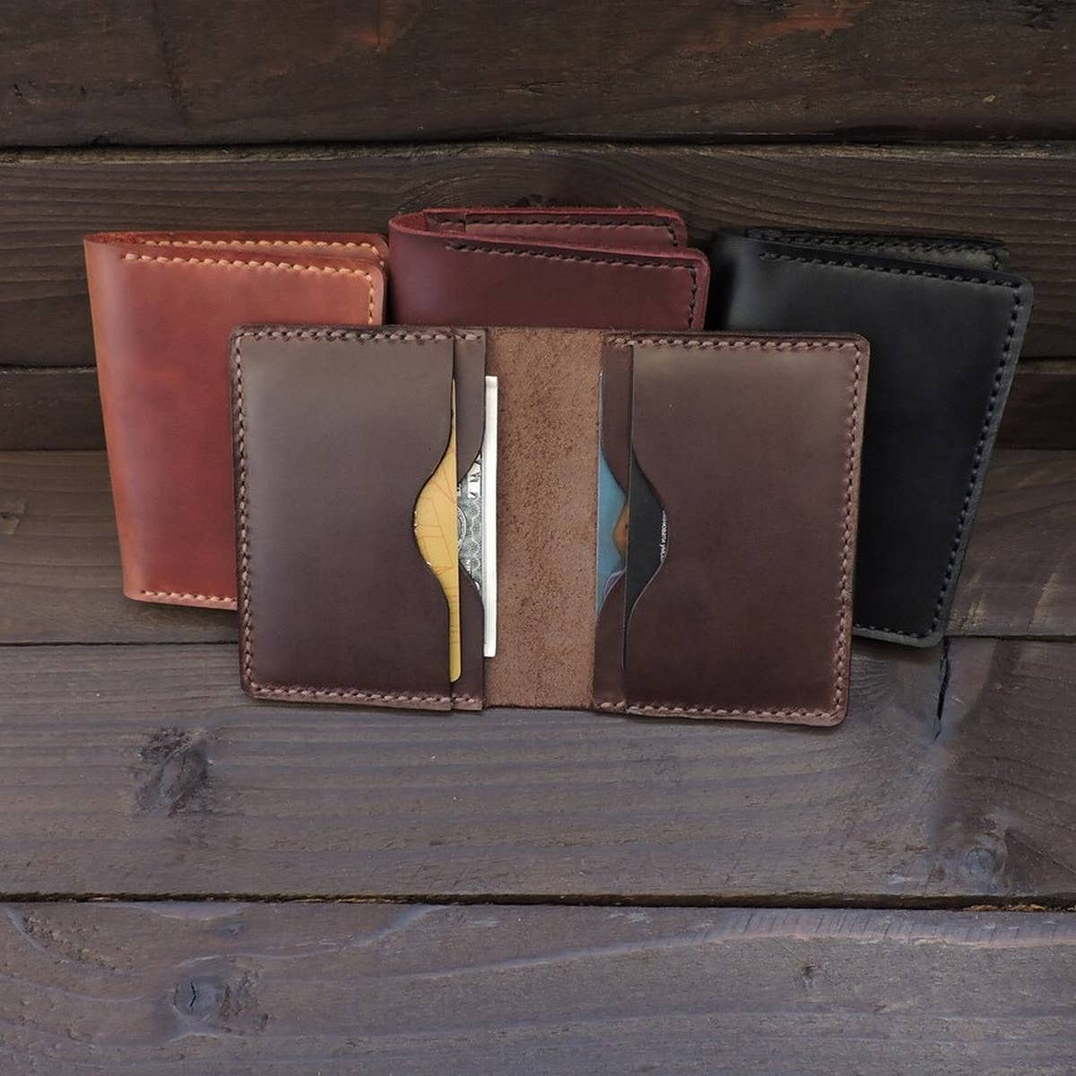 RETRO SIMPLE CARD HOLDER COIN PURSE_CWAB2586