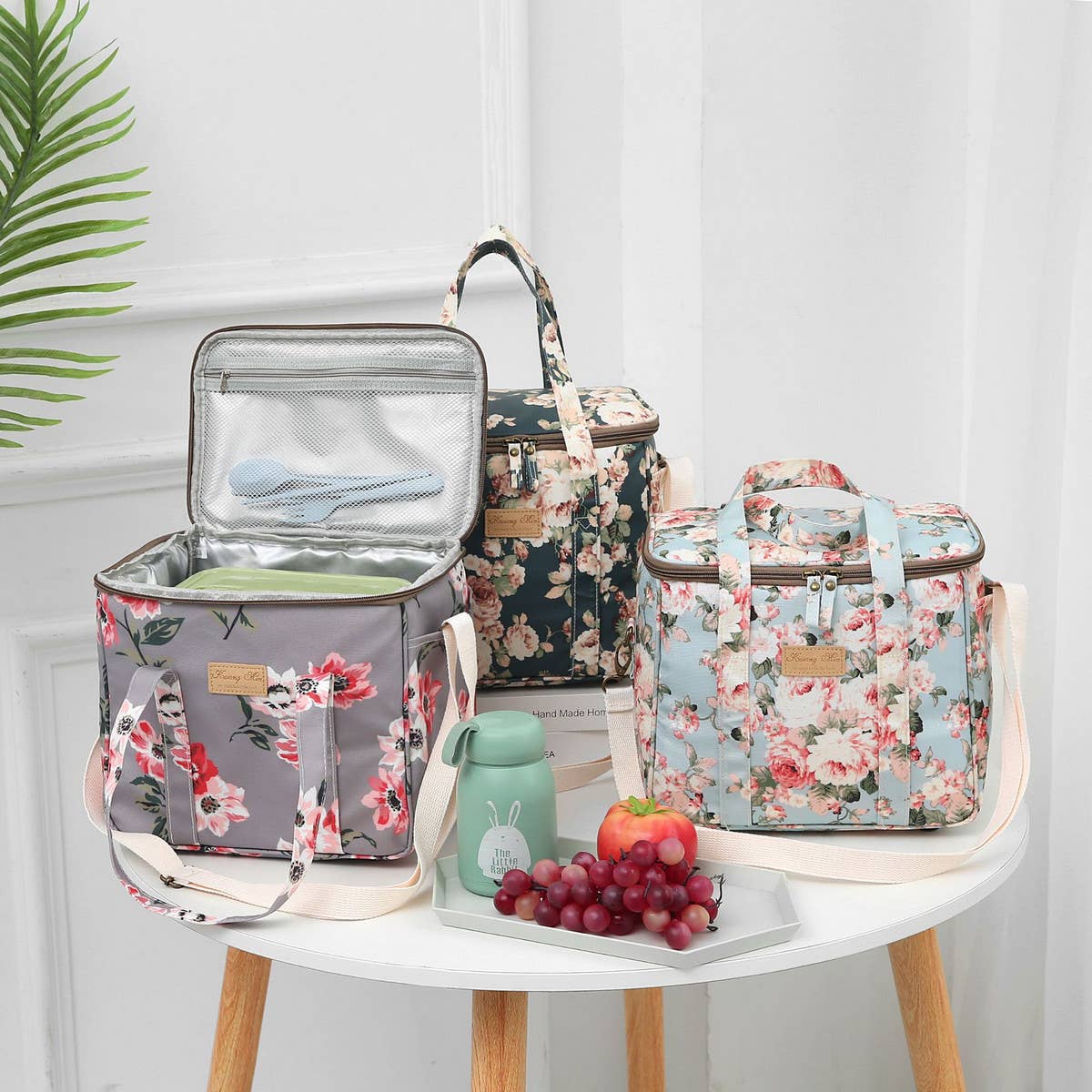 NEW CANVAS THERMAL BAG OUTDOOR PICNIC BAG_CUAB0205