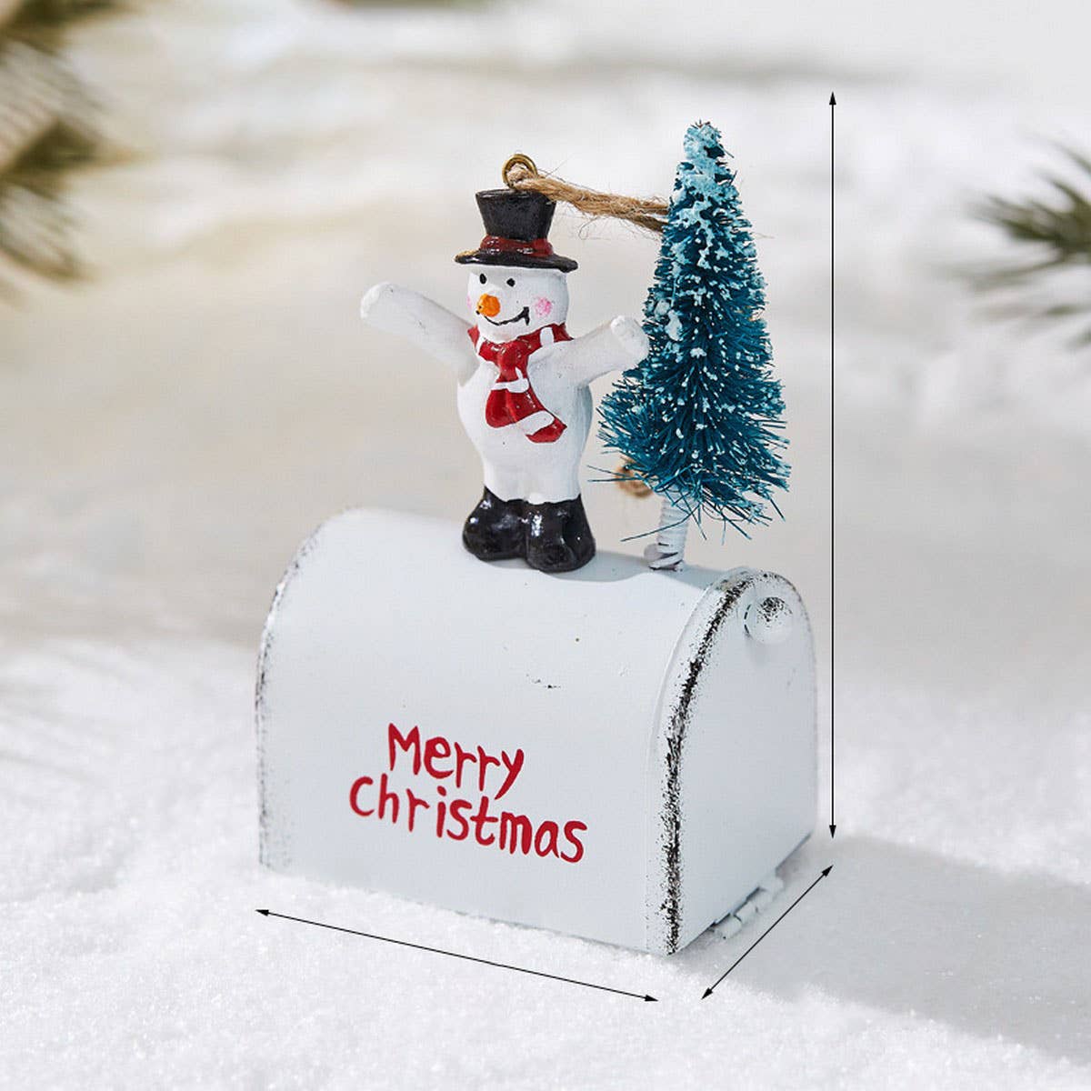 CWMM10416_2025 CHRISTMAS  HOUSE MAILBOX DECOR DISPLAY