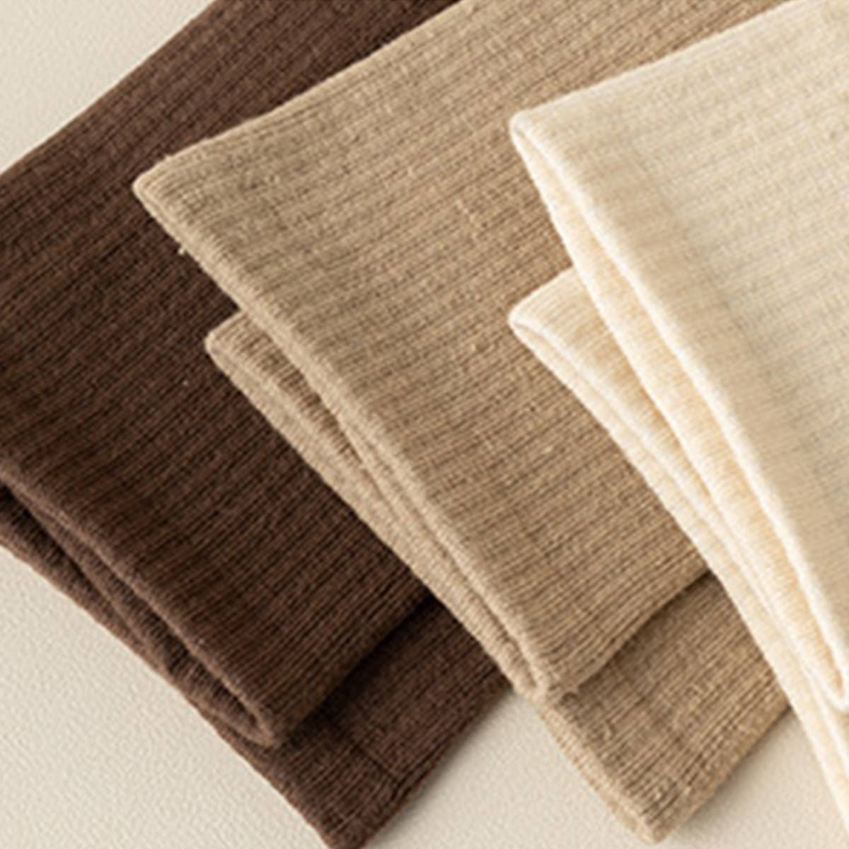 WOMEN STOCKINGS LEISURE SOLID COLOR TUBE SOCKS