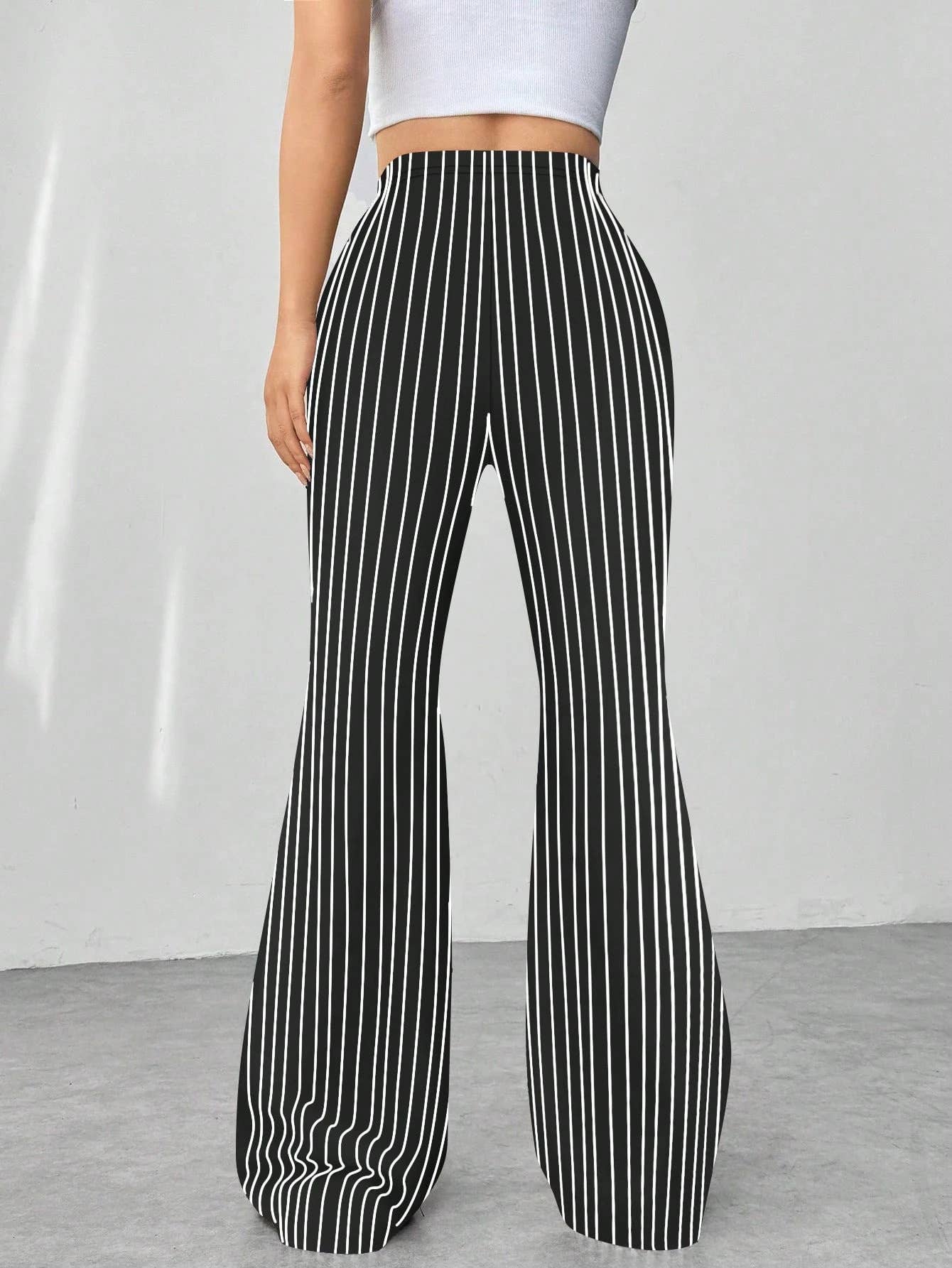 Thousand-bird high-waist slim-fit mini-pant