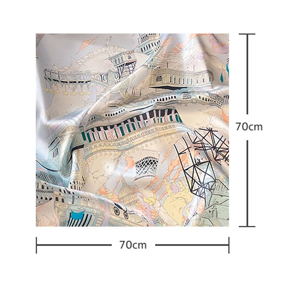 Square Scarf - Chic Street Style Neck & Hair Wrap_CWASC0619