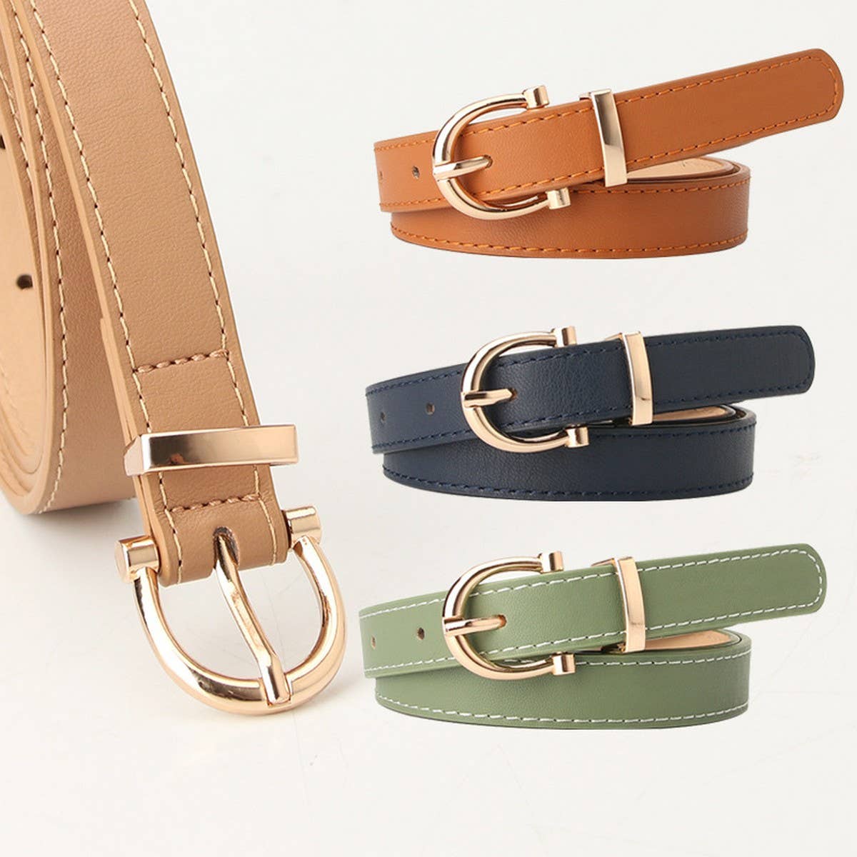 CLASSIC SIMPLE THIN BELTS FOR CLOTHING MATCHING_CWABE0392