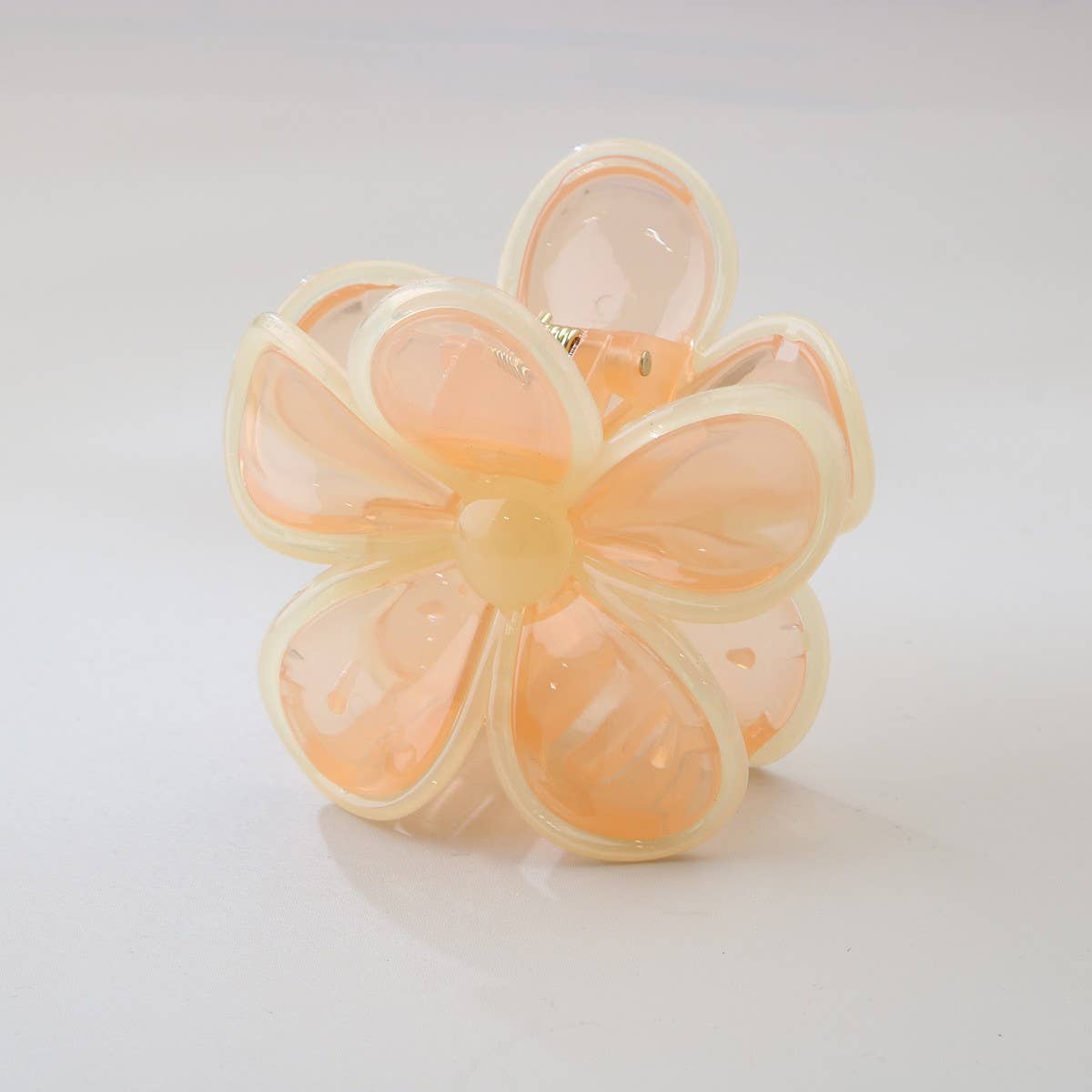CWAHA07421_PLUMERIA FLOWER HAIR CLAW CLIP CANDY COLORS